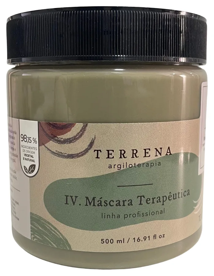 Máscara de argila verde