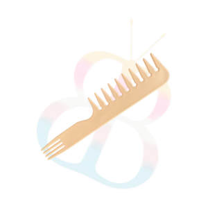 Pente de curls rosa - 2.000 pontos