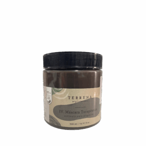 Máscara de argila preta