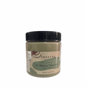 Máscara de argila verde